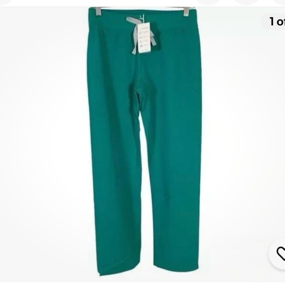 Livingston basic scrub pants size XS green NWT